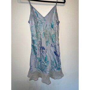 VICTORIA’S SECRET rare  Silk Floral Slip Dress